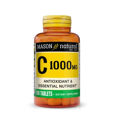 MASON NATURAL Vitamin C 1,000 mg, 100 Day Supply, Supports Healthy Immune System, Antioxidant and Essential Nutrient, 1 Pack