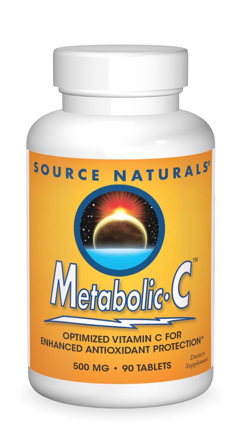 Source Naturals Metabolic C 500mg Vitamin C - 90 Tablets