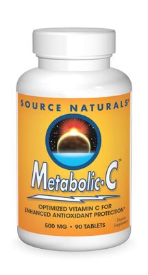 Source Naturals Metabolic C 500mg Vitamin C - 90 Tablets