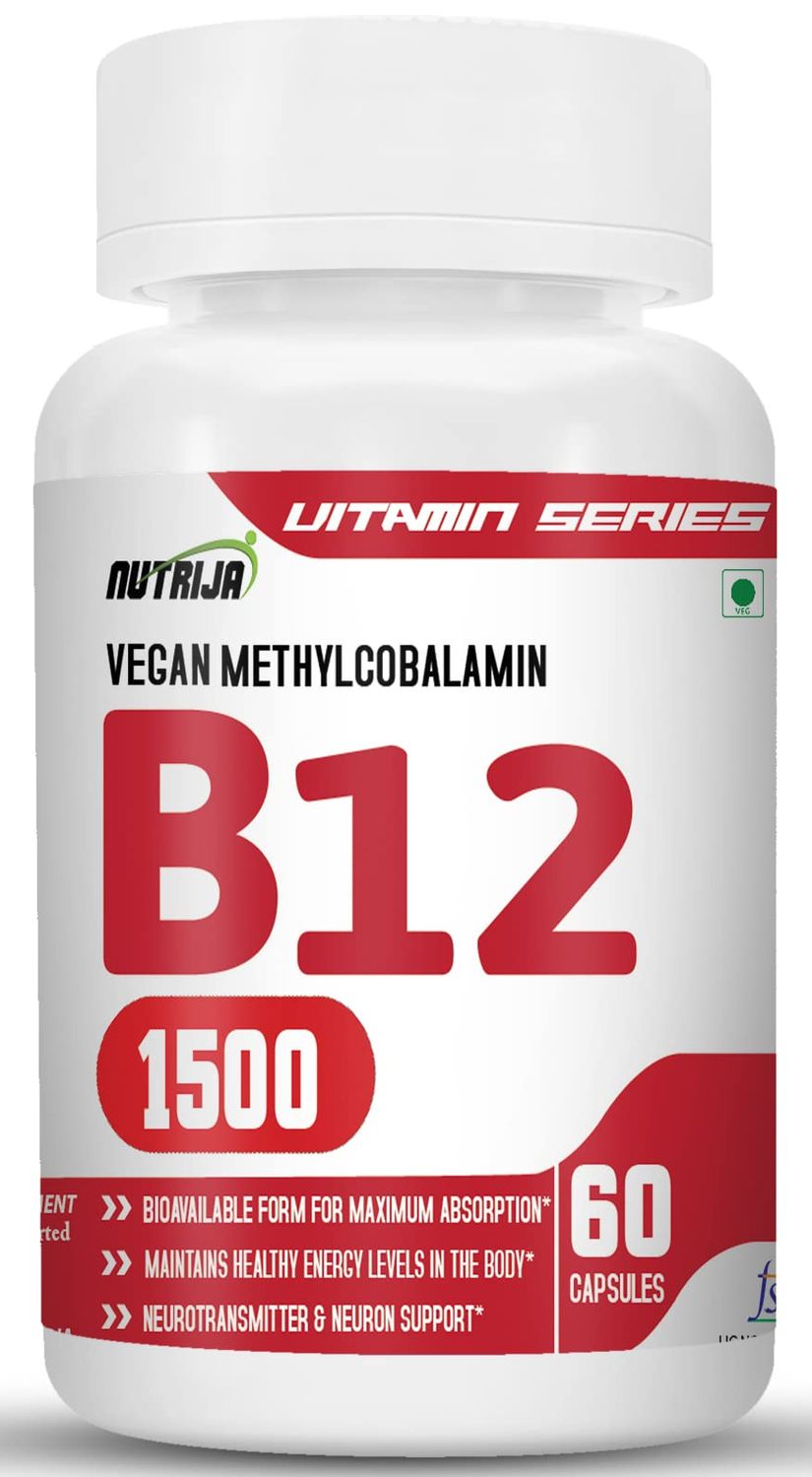 NutriJa Vitamin B12 Supplement (120 Capsules)