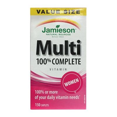 Jamieson Multi 100% Complete Vitamin for Women, 150 caplets