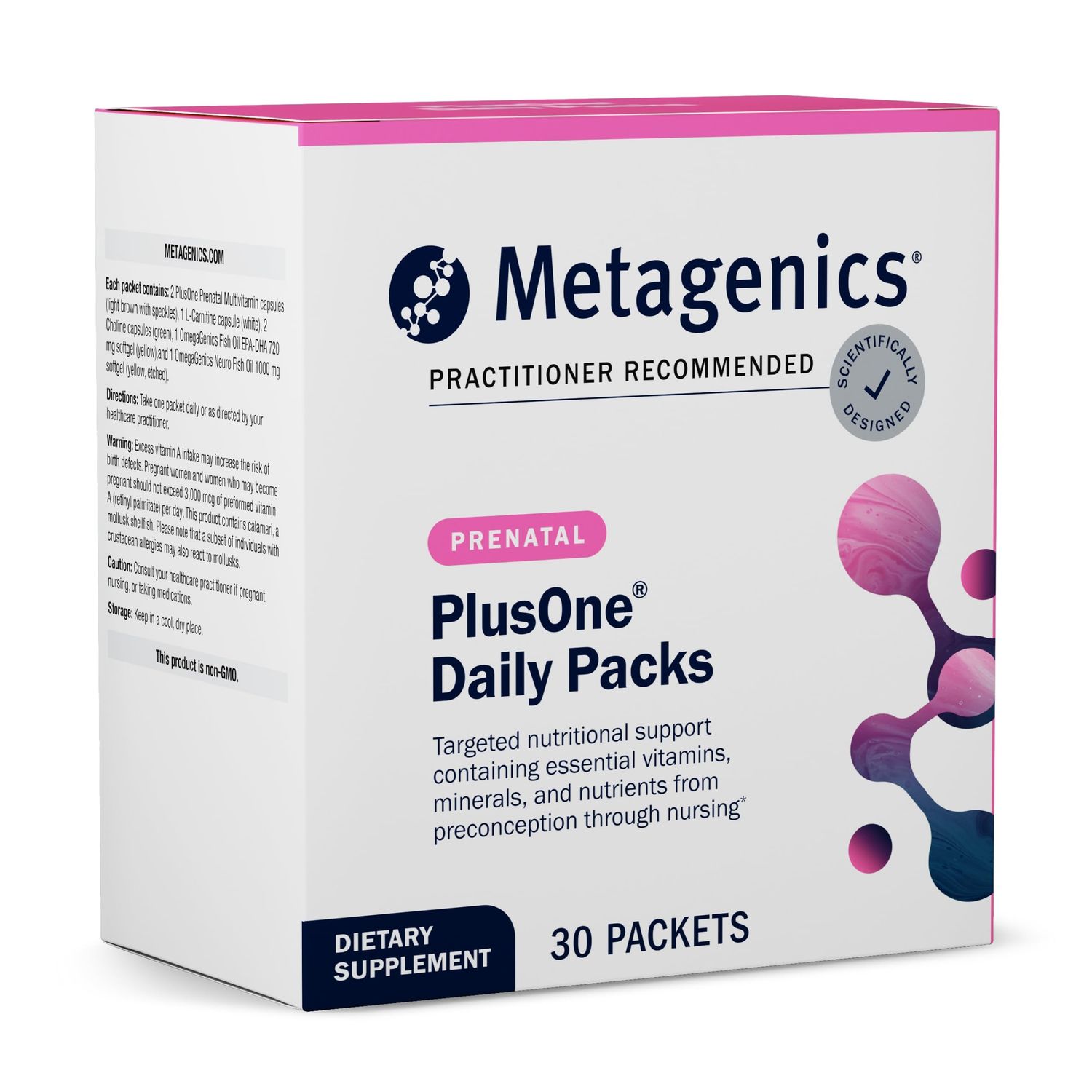Metagenics PlusOne Daily Prenatal Packs (30 Packets)