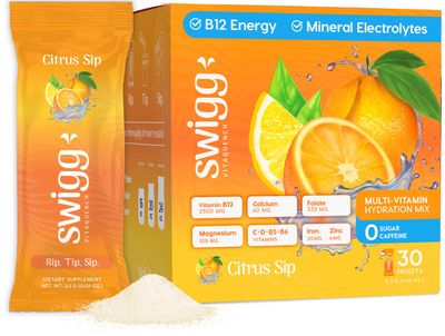 Electrolytes Powder No Sugar. Mens Multivitamin Powder Packets &amp; for Women with Iron Folate Zinc - Daily Multi Vitamin Water Hydration Mix - 2500 mcg B12, Vitamins C D B6 Manesium + More