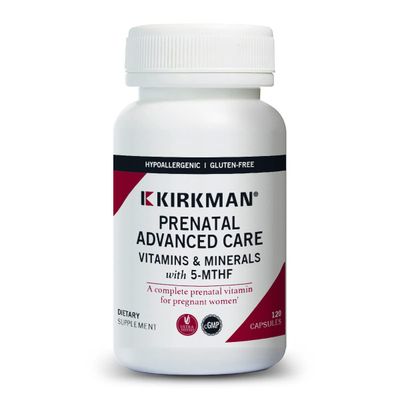 Prenatal Advanced Care, 120 Capsules, Kirkman Labs