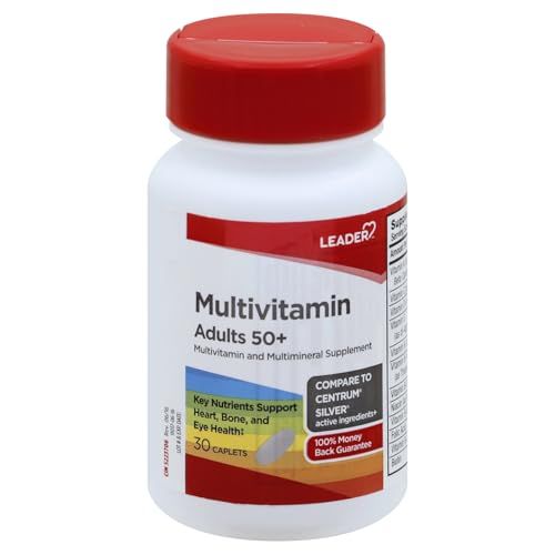 LEADER Multivitamin Adult 50+ Caplets 30 ct Pack of 1