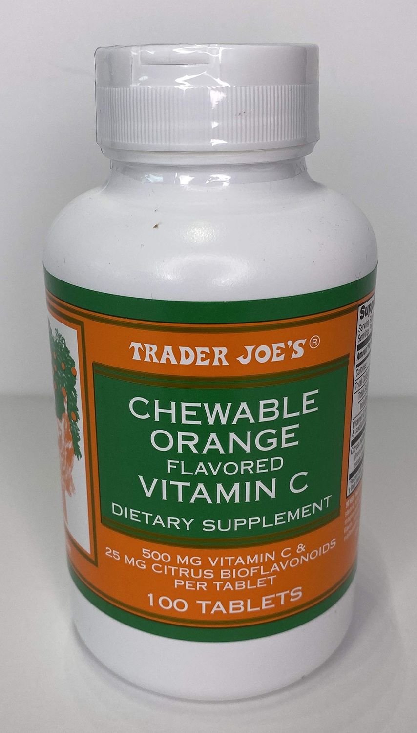 Trader Joe&#39;s Chewable Orange Flavored Vitamin C