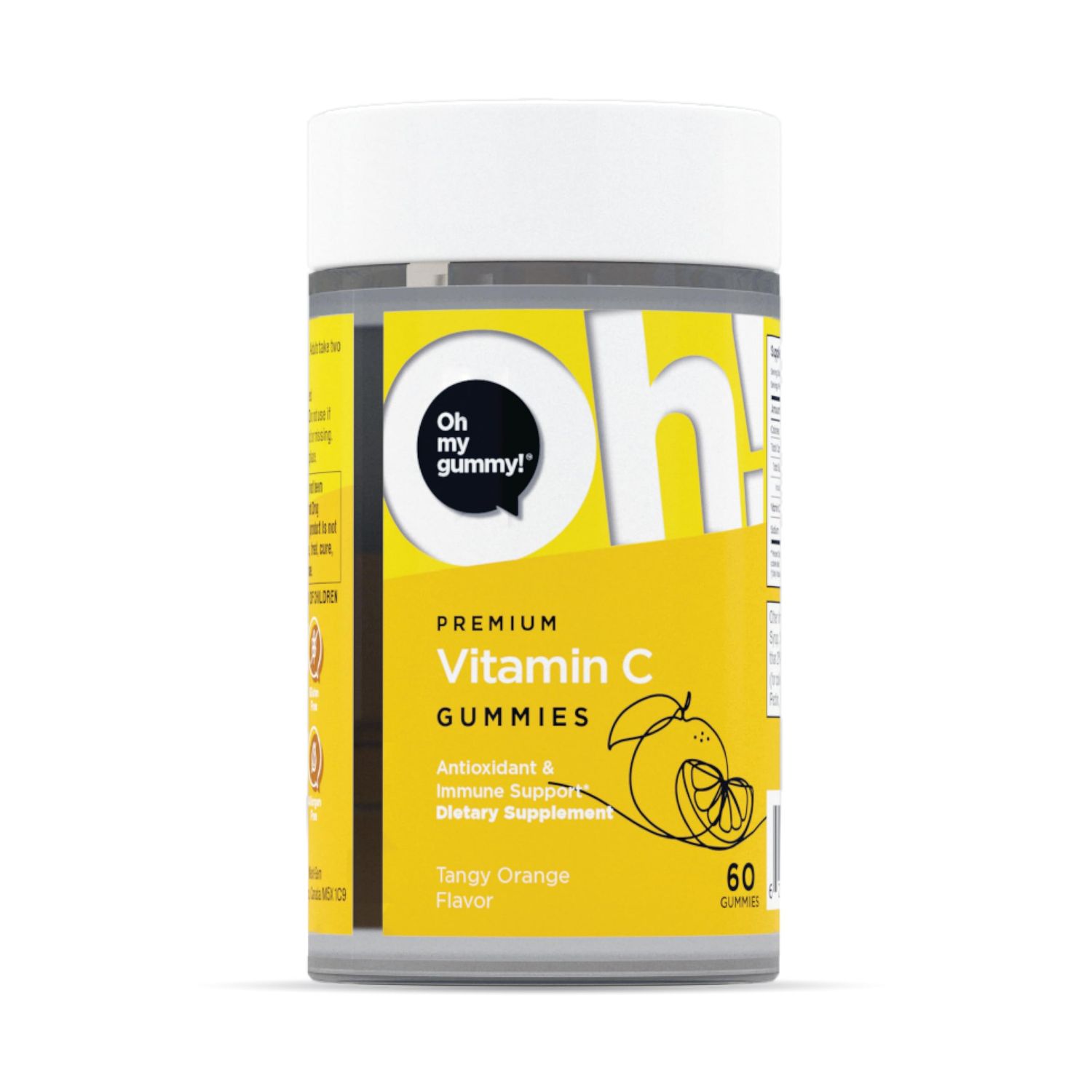 Oh My Oh Vitamin C Gummies for Adults and Kids - Supplement for Immunity, Bone and Muscle Health - Helps Body Store Iron