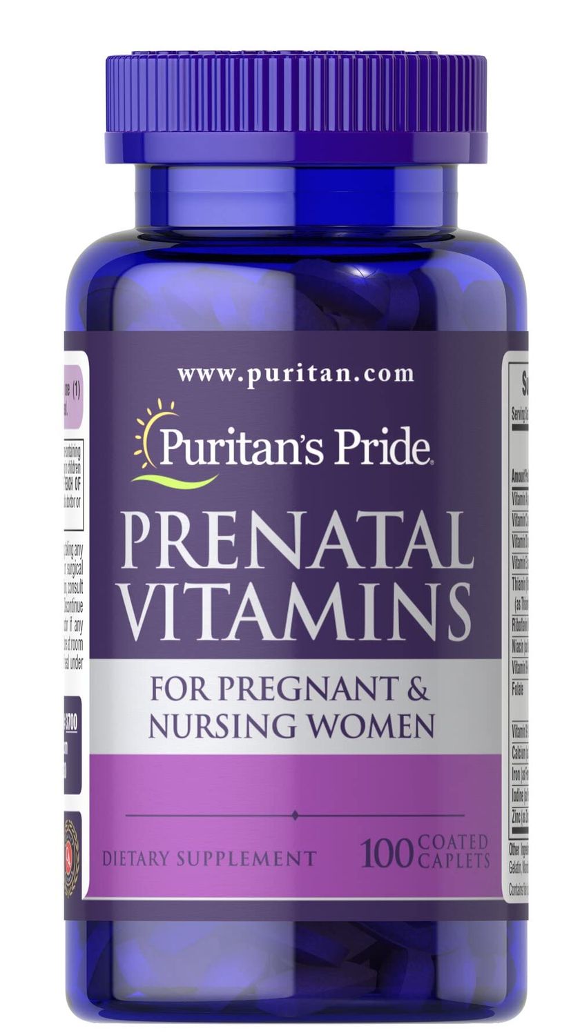 Puritan&#39;s Pride Prenatal Vitamins-100 Caplets