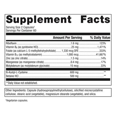 Metagenics MethylCare - 1,330 mcg DFE Folate - for Homocysteine Metabolism &amp; Methylation* - Non-GMO &amp; Gluten-Free - 120 Count