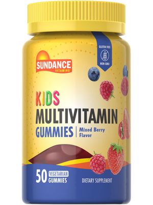 Sundance Kid&#39;s Multivitamin Gummies | 50 Count | Mixed Berry Flavor | Vegetarian, Non-GMO, and Gluten Free Supplement