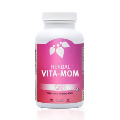 Mountain Meadow Herbs Vita-MOM - Herbal Prenatal Vitamins for Women: Unique Blend of Folic Acid, Vitamins, Iron &amp; Herbs in Soft Gel Caps - 2-Month Supply (120 ct.)