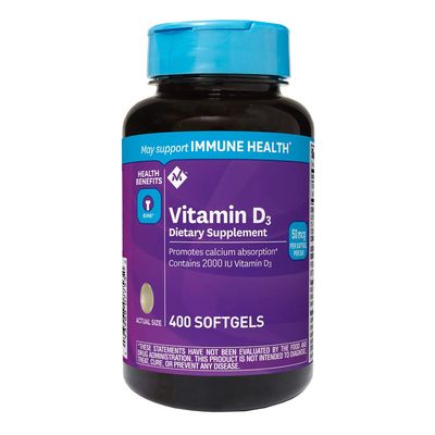 Member&#39;s Mark Vitamin D3 50 mcg (2000 IU) Dietary Supplement (400 ct.)