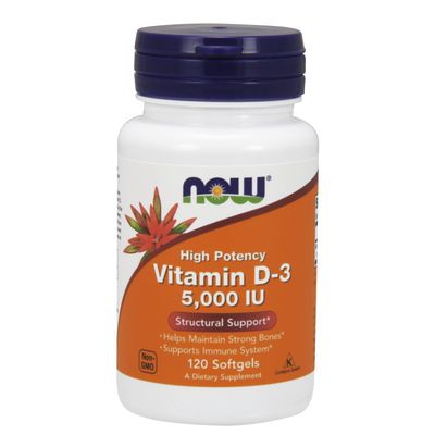 NOW Foods Vitamin D3 5000 Iu (360 (120X3))
