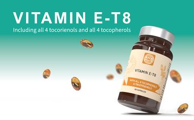 Kala Health Unique Formula with All 8 Tocopherols and Tocotrienols Vitamin E- Contains no PAHs, Heavy Metals, Contaminants or Preservatives - Certified Sustainable - Hair, Scars and Skin
