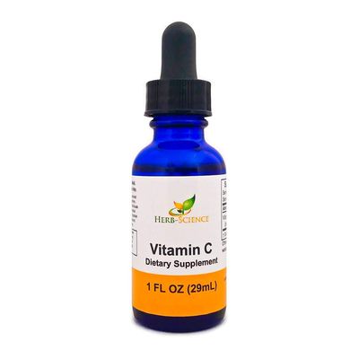 Herb-Science Liquid Vitamin C - High Absorption, Fat Soluble VIT C, Antioxidant Supplement, Higher Bioavailability Immune System Support, Alcohol Free