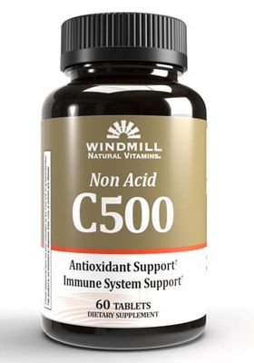 Vitamin C Tablet 500mg Non-Acid Wmill - 60 by WINDMILL