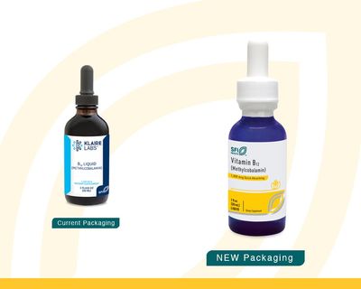Klaire Labs B12 Liquid Drops 1mg - Vitamin B12 Drops 1000mcg Active Methylcobalamin - Methyl B12 with Liquid Delivery for Efficient Absorption - Hypoallergenic VIT B12 Supplement (30ml / 1 fl oz)