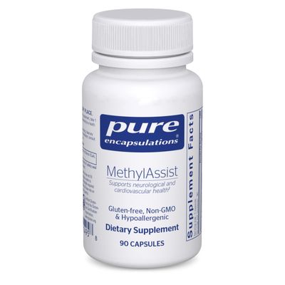 Pure Encapsulations MethylAssist 90&#39;s - B Vitamin Complex - Methylation Support* - Heart Health &amp; Brain Health - Non-GMO &amp; Gluten Free - 90 Capsules