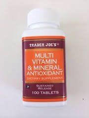 Trader Joe&#39;s Multivitamin &amp; Mineral Antioxidant (100 Tablets)