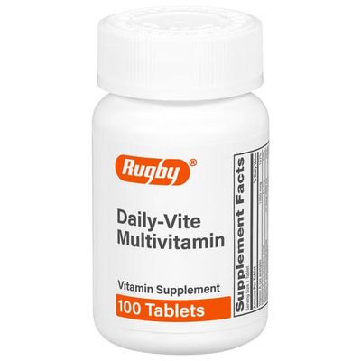 Rugby Daily-Vite Multivitamin - Daily Vitamin Supplement - 100 Tablets