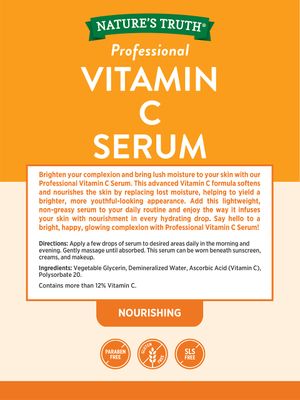 Vitamin C Serum 2 oz | Oil For Face &amp; Skin | Nourishing &amp; Unscented | By Nature's Truth