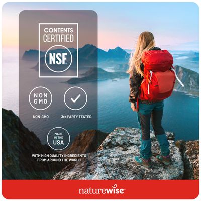 NatureWise Vitamin B12 1000 mcg - Dietary Supplement for Supporting Energy Metabolism, Mental Clarity, Nervous System Health - Easy-to-Swallow, Soy &amp; Gluten-Free, Non-GMO - 60 Softgels[60-Day Supply]