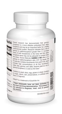 Source Naturals Gamma E Complex 400 mg - 120 Softgels