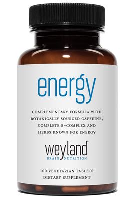 Weyland: Energy - Complimentary Formula w/Botanically Sourced Caffeine, Complete B-Complex and Energy Supportive Herbs