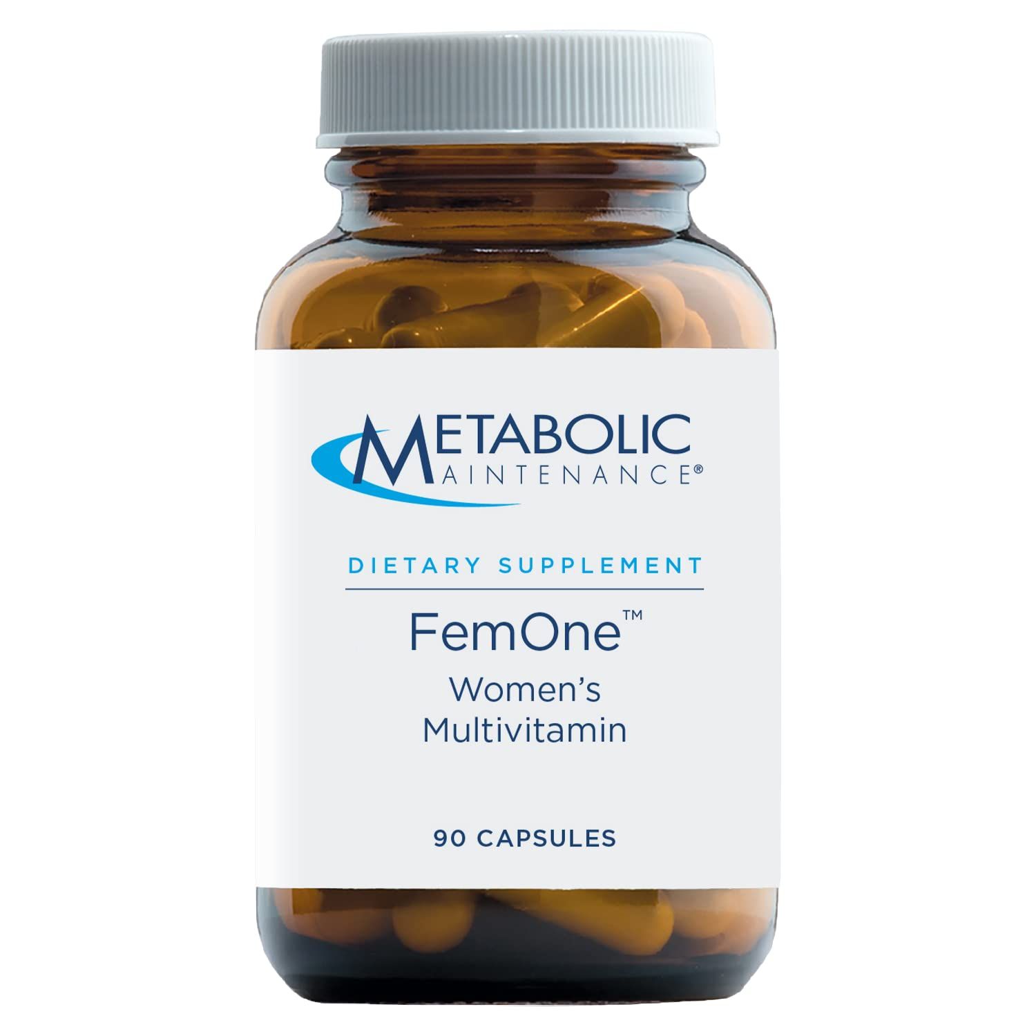 Metabolic Maintenance FemOne - Womens Multivitamin with Vitamin D3, Vitamin B12, Methylfolate - Contains Key Nutrients for Reproductive &amp; Immune Health (90 Capsules)
