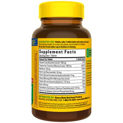 Nature Made Super B Complex Tablets, 140 Count (Pack of 3)
