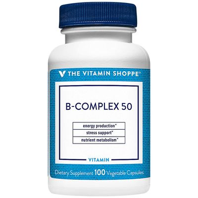 The Vitamin Shoppe B-Complex 50 (100 Veggie Capsules)