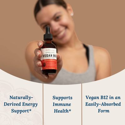 Live Conscious Vegan Vitamin B12 Sublingual Liquid Drops Methylcobalamin Max Strength B12 5000mcg Formula - Vegan B 12 Vitamin Support Energy, Promote Memory &amp; Aid Immune System (2 Pack)