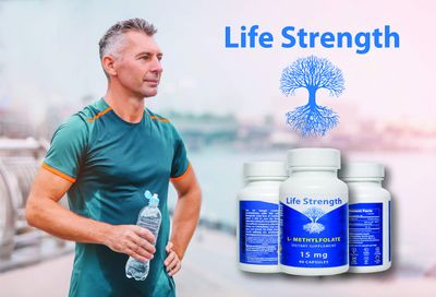 LifeStrength L-Methylfolate 15 MG, Optimized & Highly Bioactive Methyl Folate, 5-MTHF Supplement for Mood and Immune Support, Natural Diet Supplement for Energy, Non-GMO & Gluten-Free, 90 Capsules