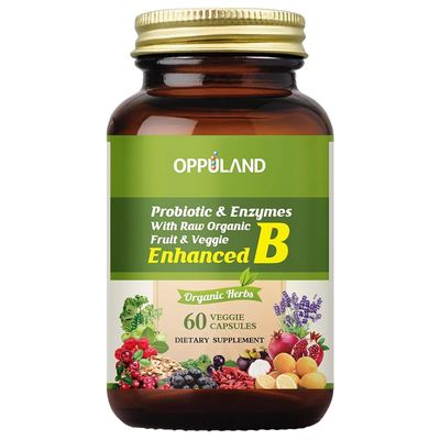 oppuland Vitamin B Complex-Vitamin B Supplement-Promotes Immune Health-60 Veggie Capsules
