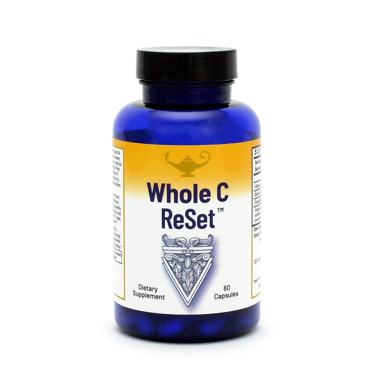 Whole C Reset, Proprietary Vita-C Fruit Blend, Premium Antioxidants, Bioflavonoids &amp; Polyphenols, Organic, Vegan, Immune Support, 60 Capsules by Dr. Carolyn Dean