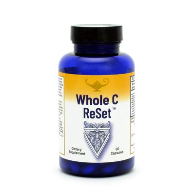 Whole C Reset, Proprietary Vita-C Fruit Blend, Premium Antioxidants, Bioflavonoids &amp; Polyphenols, Organic, Vegan, Immune Support, 60 Capsules by Dr. Carolyn Dean