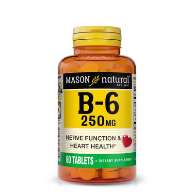 MASON NATURAL VITAMIN B-6 250mg 60 TABS