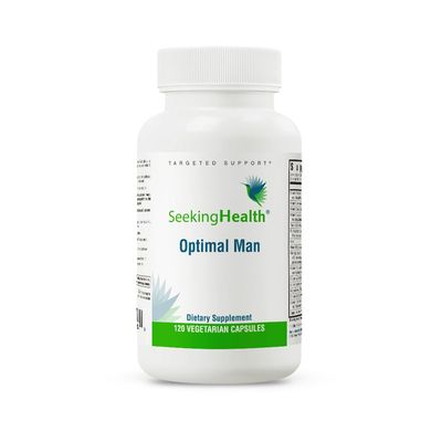 Seeking Health Optimal Man Multivitamin - Supplement with Zinc, Active Folate, &amp; Alpha-Lipoic Acid - Multivitamin Supports Energy &amp; Brain Health - Support Healthy Aging &amp; Men&#39;s Health - 30 Servings
