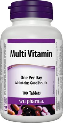 Multi-Vitamin with Vitamin E (dl-Alpha Tocopheryl Acetate) - 100 ta.