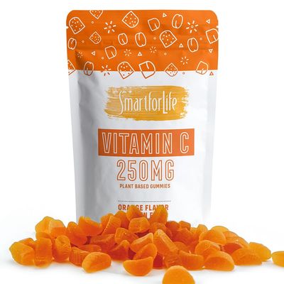 Smart for Life Vitamin C Gummies - Plant Based Vegan Vitamin C Gummies Natural Orange Flavor - Immune Support Gummies for Adults and Kids - Non-GMO - Dietary Supplement - 60 Count