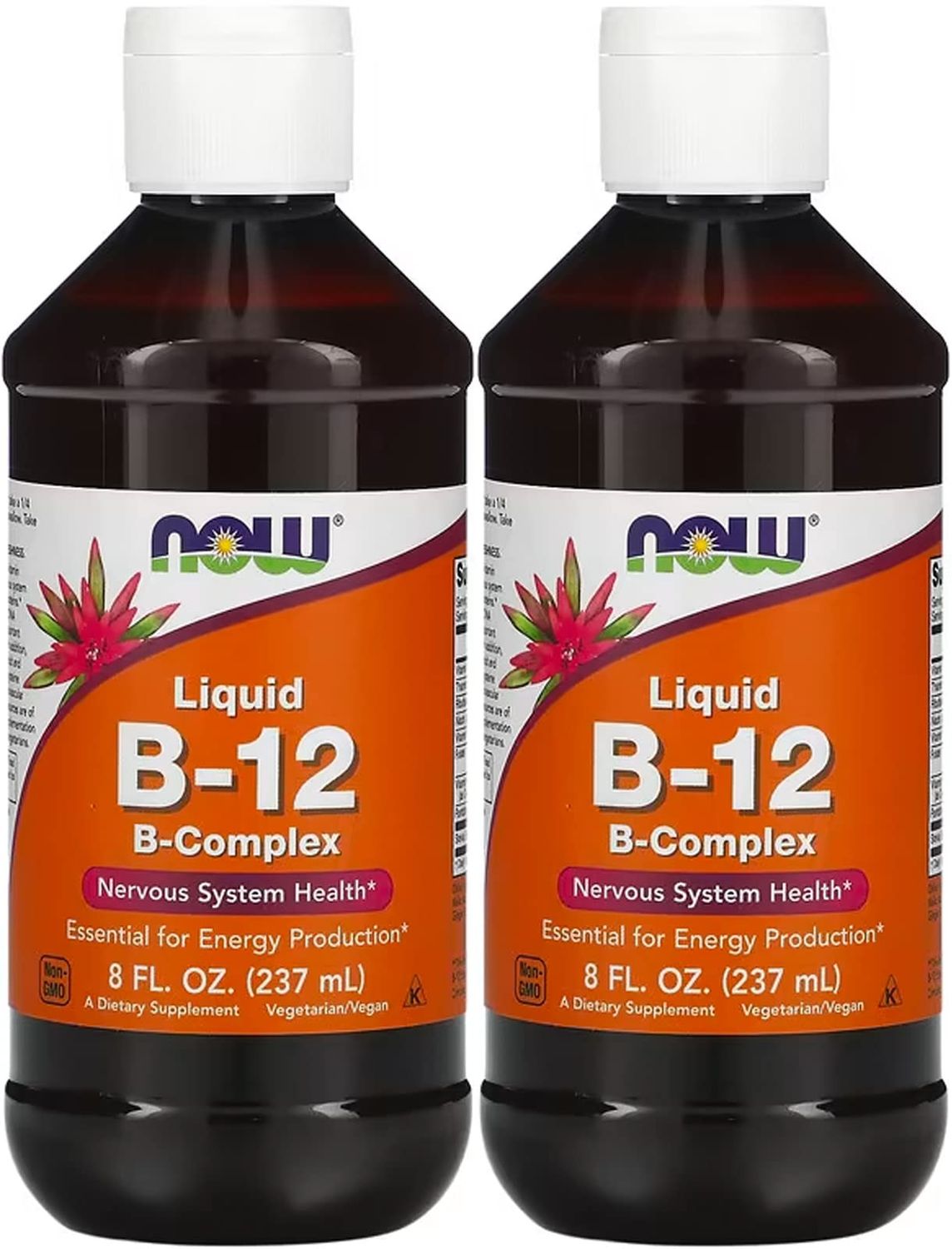 Now Foods Now Foods Vitamin B-12 Liquid, 8oz (Pack of 2)
