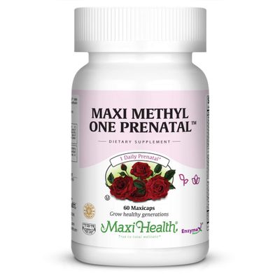 Maxi One Per Day Prenatal Formula with Methylated Folate and Gentle Iron, 60 Count