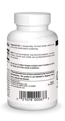 Source Naturals Coenzymated B-6, P-5 Pyridoxal-5 Phosphate Fast-Acting, Quick Dissolve Vitamin Supports Amino Acid Metabolism*, 25 mg - 120 Lozenges