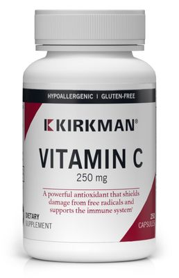 Kirkman - Vitamin C 250 mg Capsules - Hypo - 250 Count