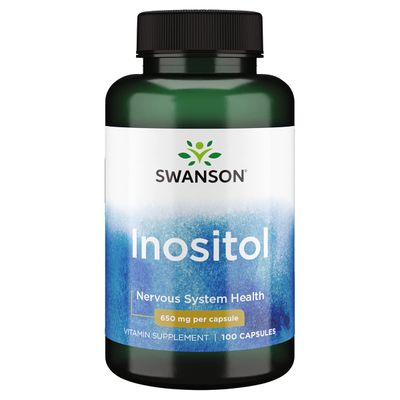 Swanson Inositol 650 Milligrams 100 Capsules