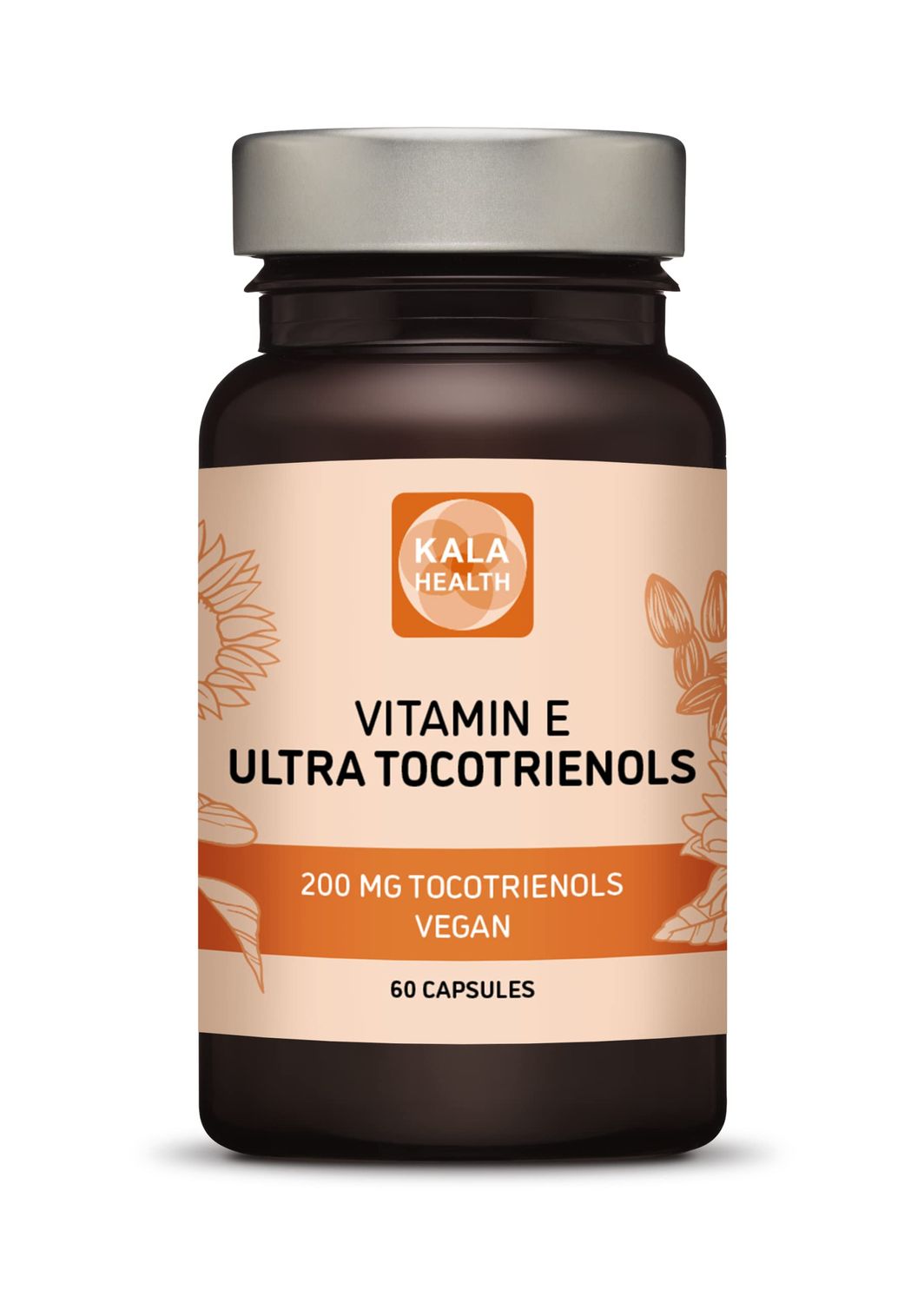 KALA HEALTH Ultra Tocotrienol 200mg Vitamin E Vegan - All 4 tocotrienols - Tocopherol Free - Supports Immune Health &amp; Antioxidant Health Tocotrienols Supplement