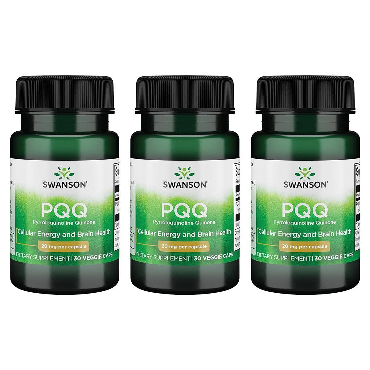 Swanson Ultra Pqq Pyrroloquinoline Quinone 20 mg 30 Veg Caps 3 Pack
