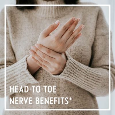 New Chapter Nerve Health Supplement for 3-in-1 Nerve Support from Head to Toe-Vitamin B1 Generates Energy for Nerves,Vitamin B6 Enhances Nerve Communication,Vitamin B12 Builds Nerve Insulation,30ct
