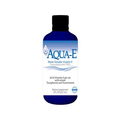 A.C. Grace Company, Aqua-E Water-Soluble Vitamin E, Tocopherols &amp; Tocotrienols, 8 fl oz (237 ml)