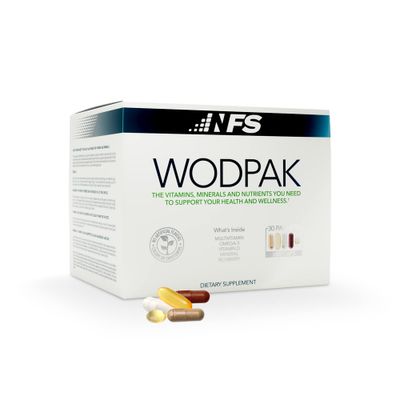 NF Sports WodPak Complete Daily Multivitamin for Men and Women, Soft-Gel Berry-Flavored Multivitamins with Vitamin D, Vitamin D3, Zinc, Omega 3, 30 Servings (Pack of 1)